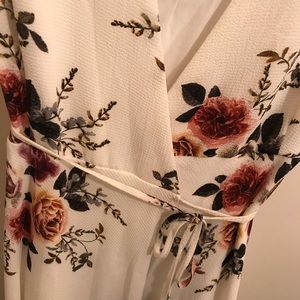 ✨ floral wrap dress